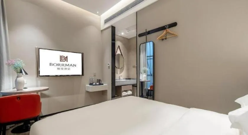 Bed in Borrman Hotel Fangchenggang Shangsi Zhonghua Road