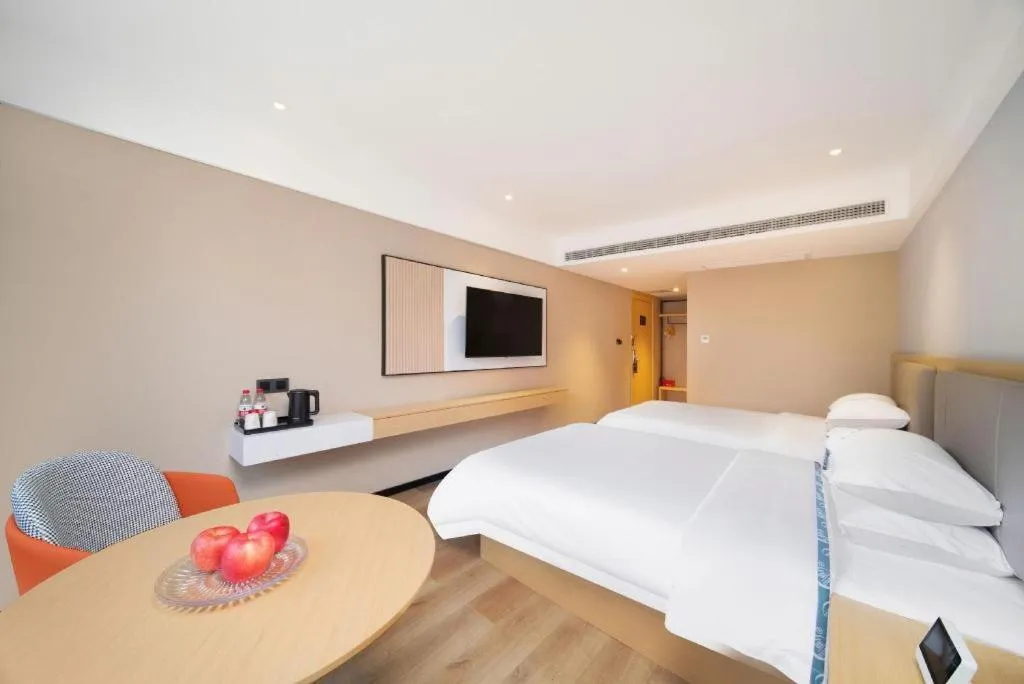 Bed in City Comfort Inn Badong Passenger Transport Center