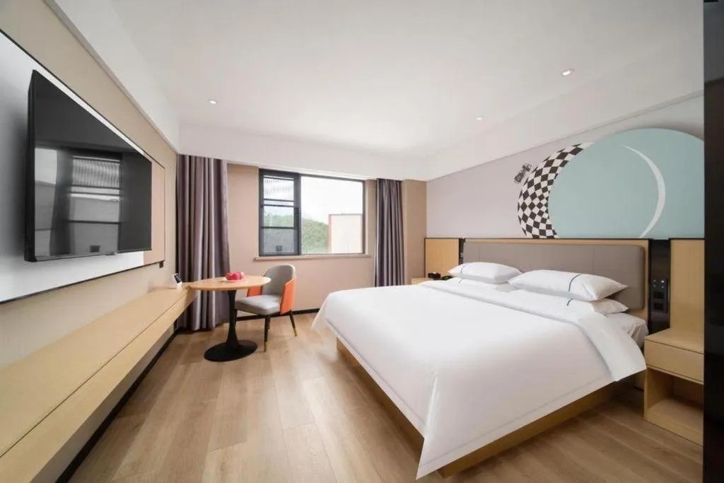 Bed in City Comfort Inn Badong Passenger Transport Center