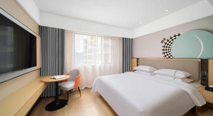 Bed in City Comfort Inn Badong Passenger Transport Center