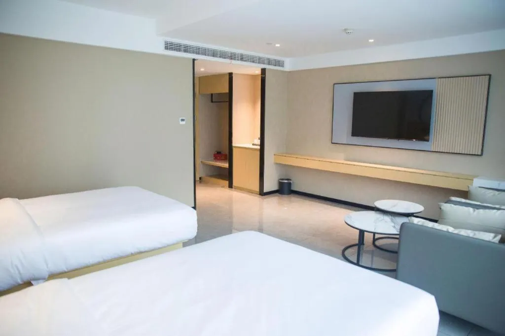 Bed in City Comfort Inn Badong Passenger Transport Center
