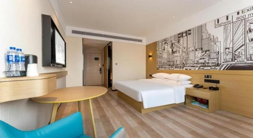 Bed in City Comfort Inn Wuhan Dongxihu Tianyuan Avenue