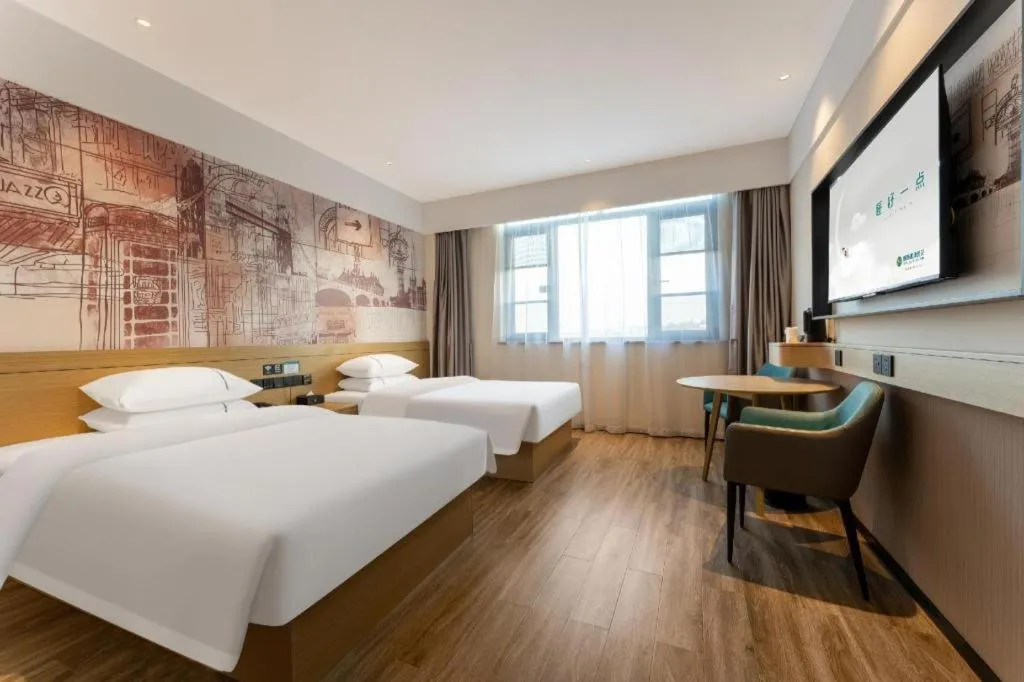 Bed in City Comfort Inn Wuhan Dongxihu Tianyuan Avenue