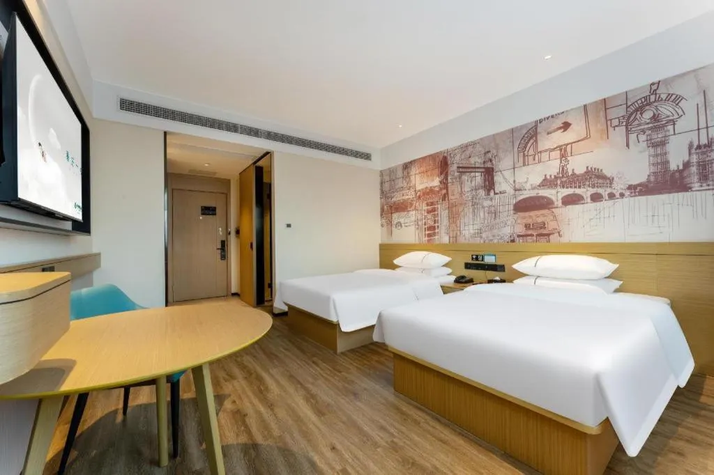 Bed in City Comfort Inn Wuhan Dongxihu Tianyuan Avenue