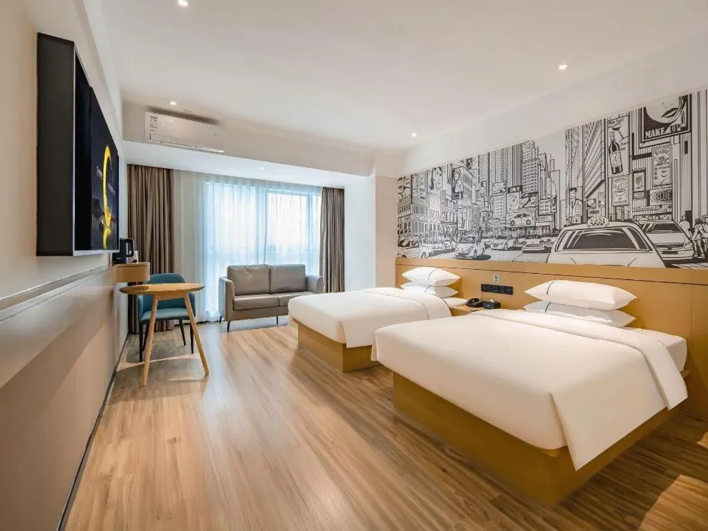 Bed in City Comfort Inn Nanning Puluowangsi