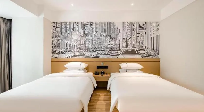 Bed in City Comfort Inn Nanning Puluowangsi