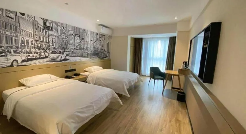 Bed in City Comfort Inn Nanning Puluowangsi