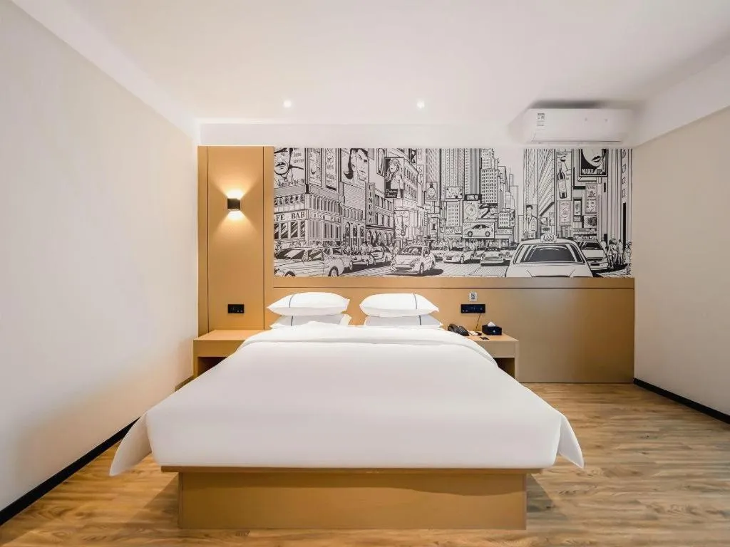 Bed in City Comfort Inn Nanning Puluowangsi