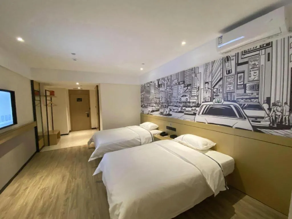 Bed in City Comfort Inn Nanning Puluowangsi