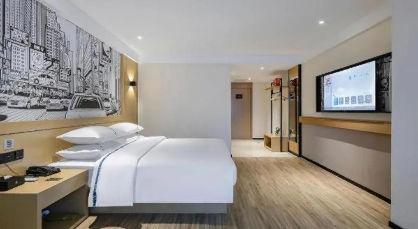 Bed in City Comfort Inn Nanning Puluowangsi