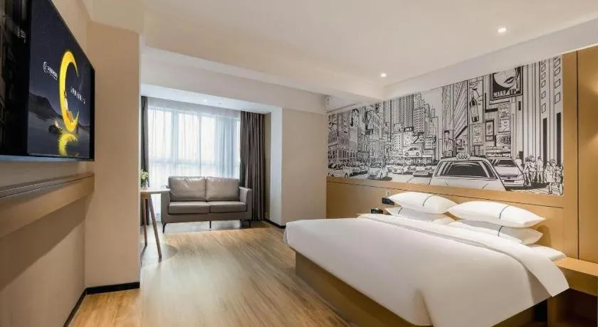 Bed in City Comfort Inn Nanning Puluowangsi