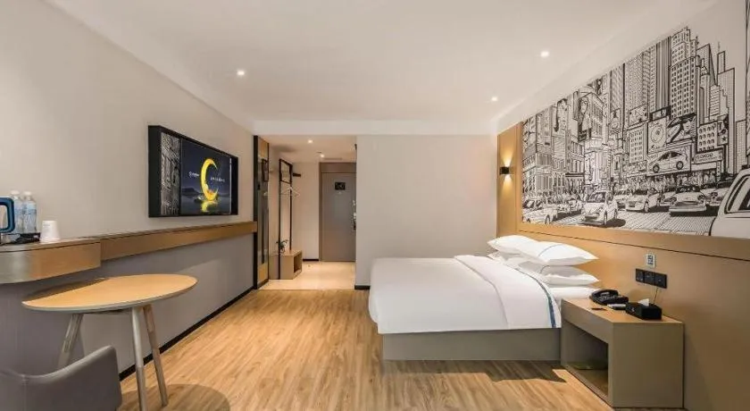 Bed in City Comfort Inn Nanning Puluowangsi