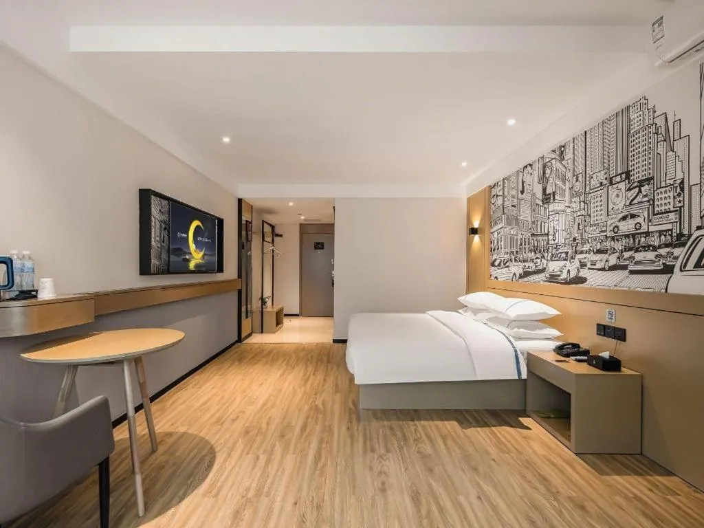 Bed in City Comfort Inn Nanning Puluowangsi