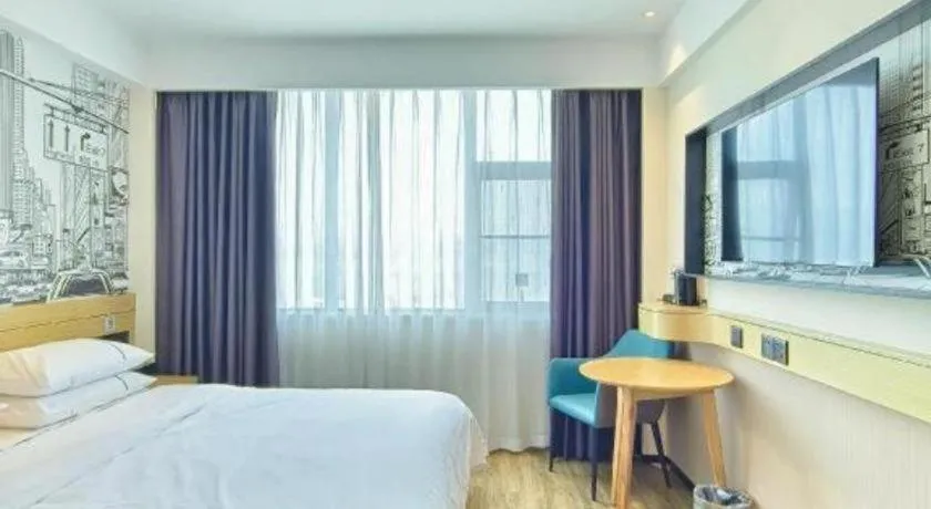 Bed in City Comfort Inn Yichang Zigui Three Gorges Dam Binhu