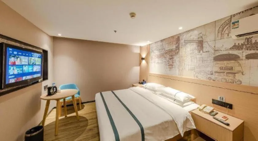 Bed in City Comfort Inn Beijing Capital Airport Shunyi Metro Station