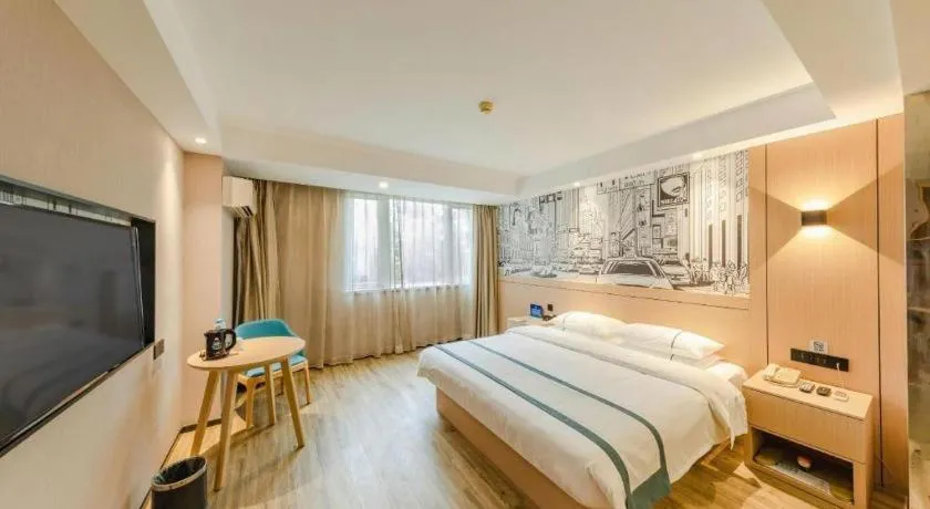 Bed in City Comfort Inn Beijing Capital Airport Shunyi Metro Station