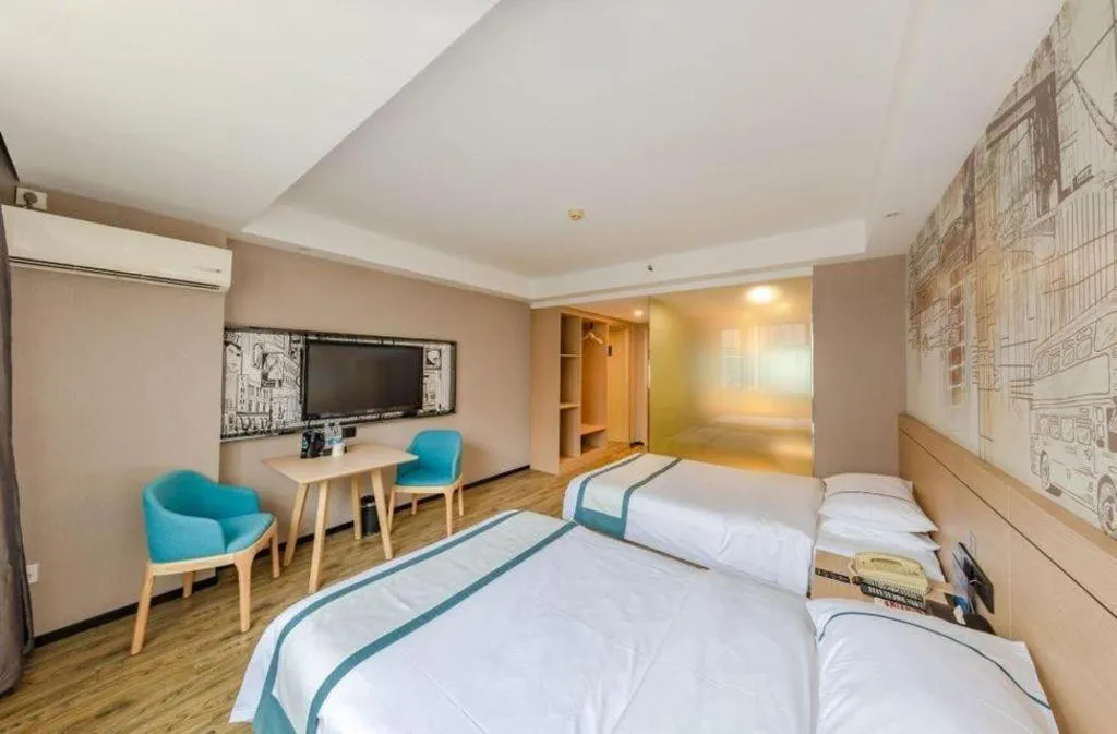 Bed in City Comfort Inn Beijing Capital Airport Shunyi Metro Station