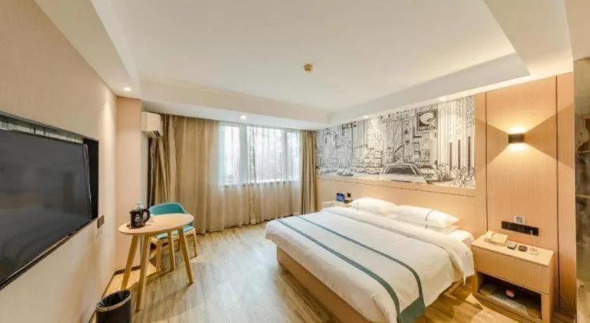 Bed in City Comfort Inn Beijing Capital Airport Shunyi Metro Station