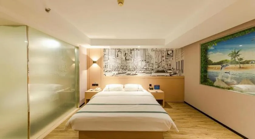 Bed in City Comfort Inn Beijing Capital Airport Shunyi Metro Station