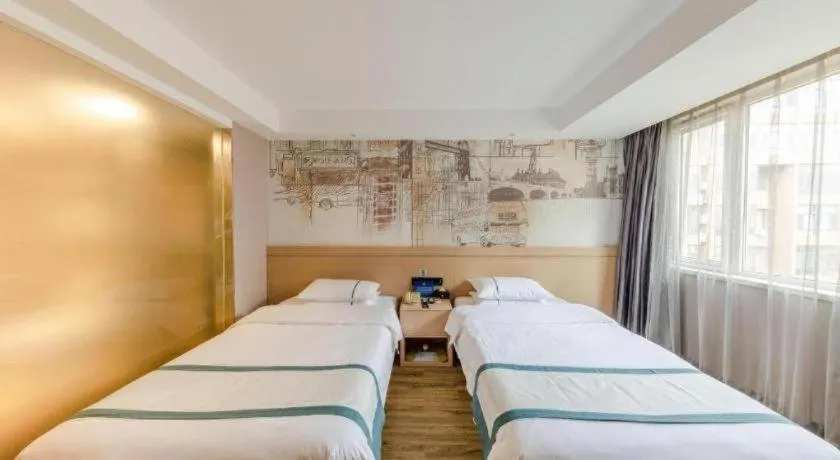 Bed in City Comfort Inn Beijing Capital Airport Shunyi Metro Station