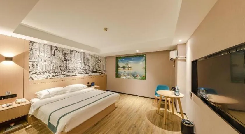 Bed in City Comfort Inn Beijing Capital Airport Shunyi Metro Station