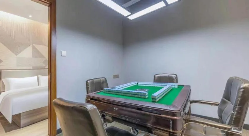 Bed in Borrman Hotel Suzhou Wujiang Zhongshan North Road Pedestrian Street