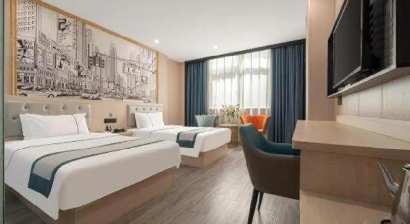 Bed in City Comfort Inn Quanzhou Jinjiang Airport Yangguang Food Street