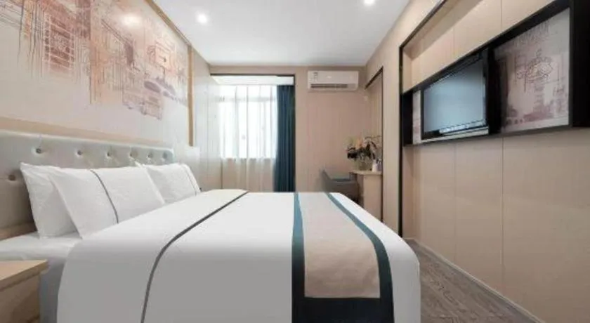 Bed in City Comfort Inn Quanzhou Jinjiang Airport Yangguang Food Street