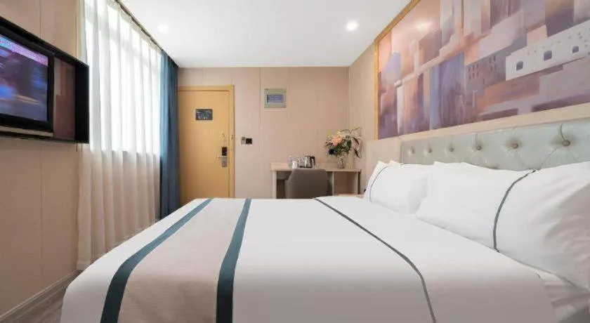 Bed in City Comfort Inn Quanzhou Jinjiang Airport Yangguang Food Street