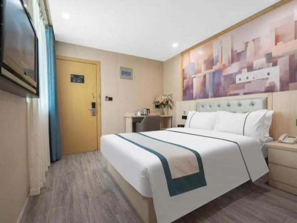 Bed in City Comfort Inn Quanzhou Jinjiang Airport Yangguang Food Street