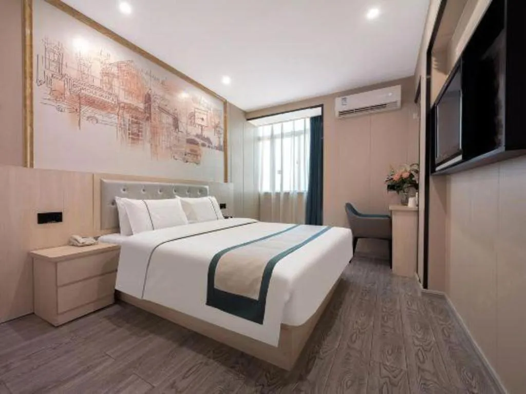 Bed in City Comfort Inn Quanzhou Jinjiang Airport Yangguang Food Street