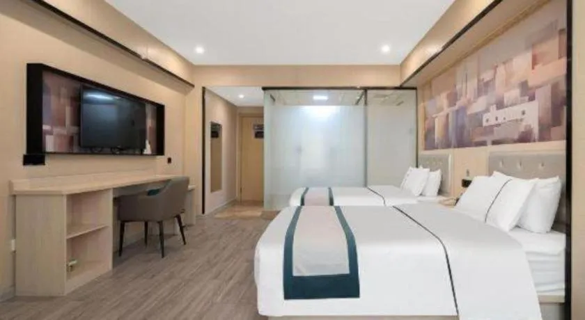 Bed in City Comfort Inn Quanzhou Jinjiang Airport Yangguang Food Street