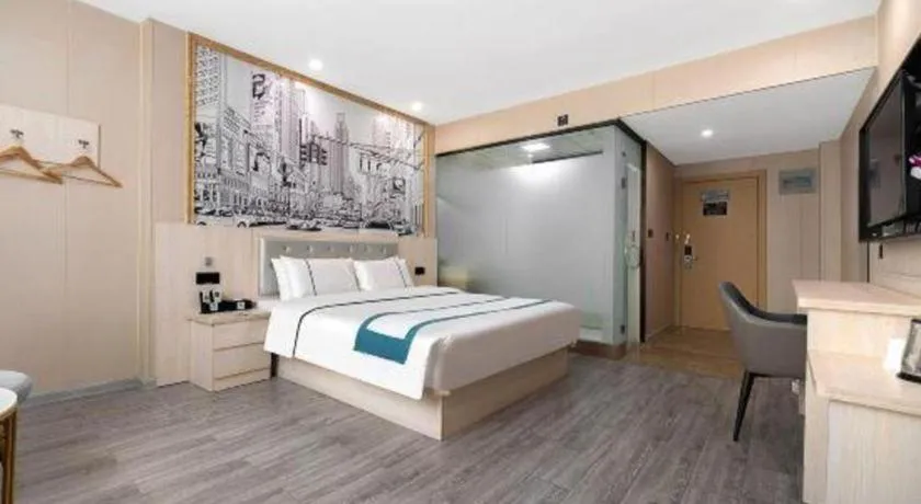 Bed in City Comfort Inn Quanzhou Jinjiang Airport Yangguang Food Street