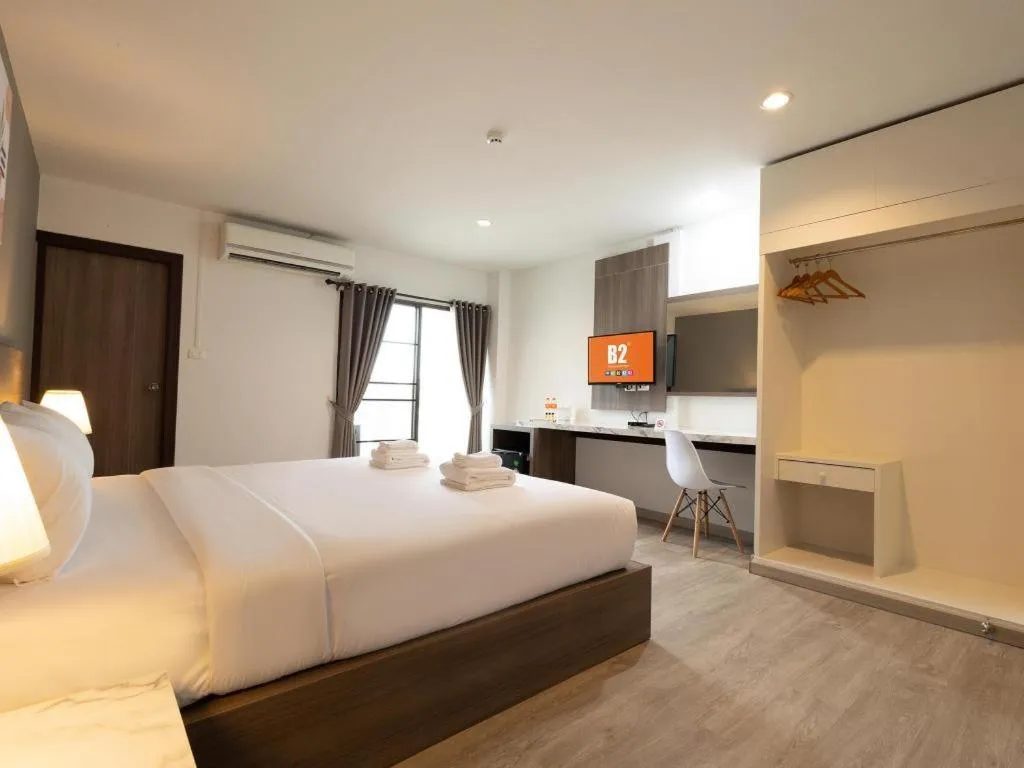 Bed in B2 Lampang Boutique & Budget Hotel