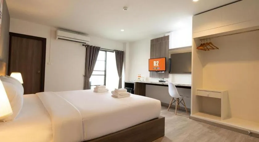 Bed in B2 Lampang Boutique & Budget Hotel