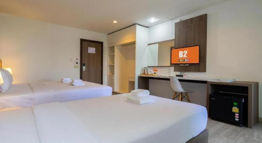 Bed in B2 Lampang Boutique & Budget Hotel