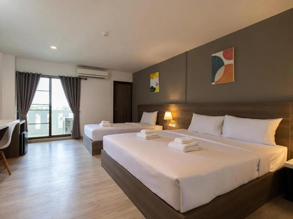 Bed in B2 Lampang Boutique & Budget Hotel