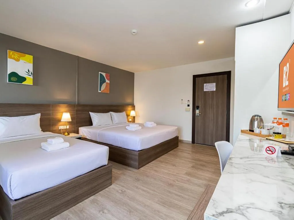 Bed in B2 Lampang Boutique & Budget Hotel