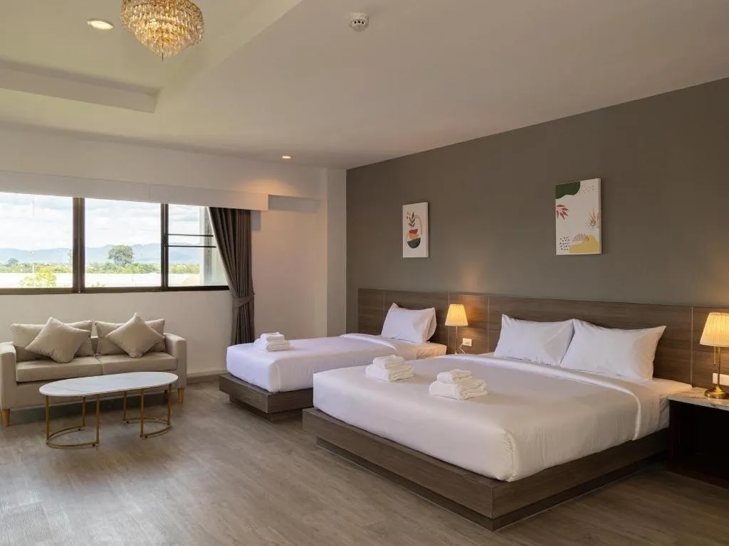 Bed in B2 Lampang Boutique & Budget Hotel