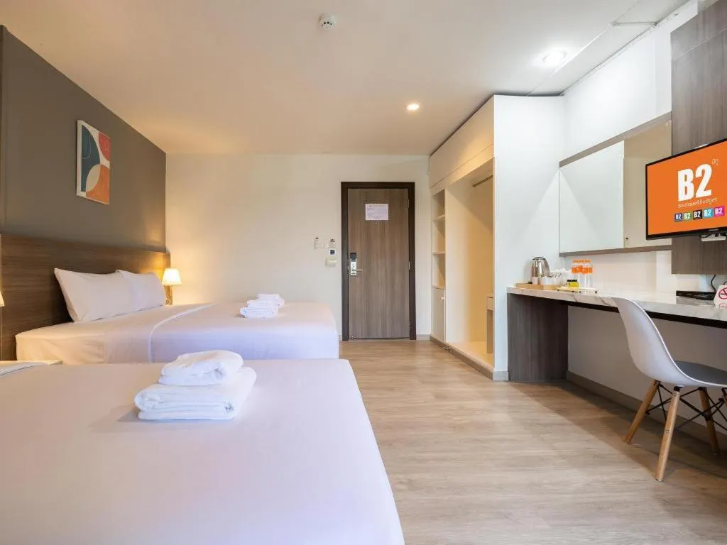 Bed in B2 Lampang Boutique & Budget Hotel