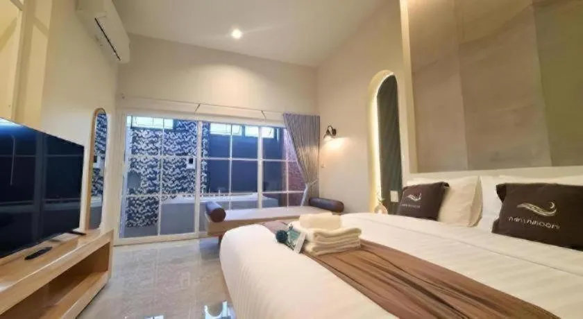 Bed in Nanlamoon Hotel