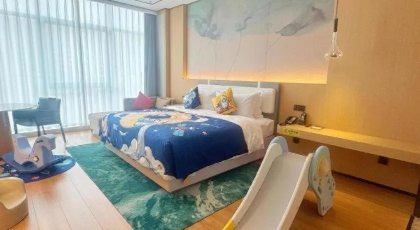 Bed in Ramada Encore by Wyndham Jinan Shanghe