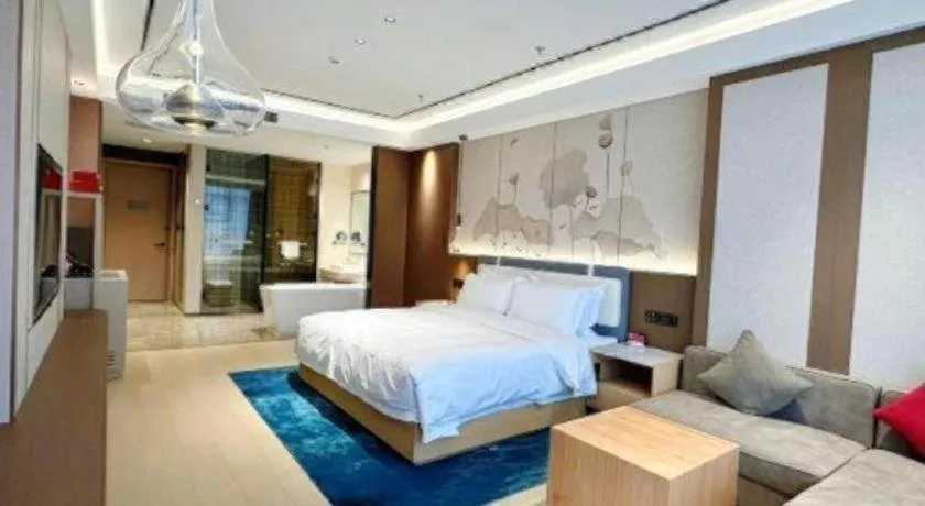 Bed in Ramada Encore by Wyndham Jinan Shanghe