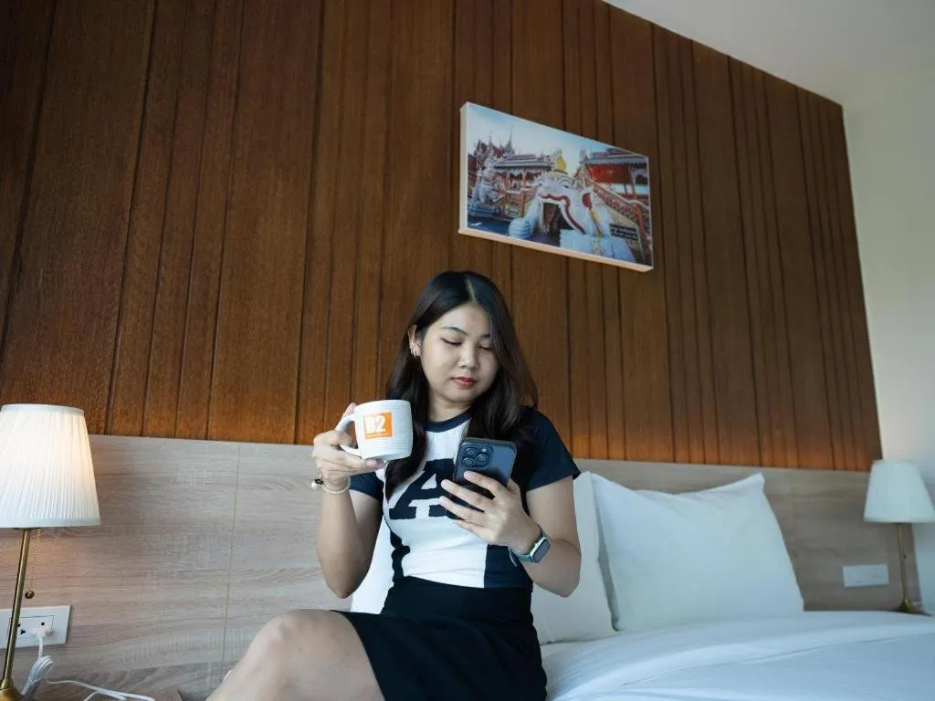 Bed in B2 Nakhon Sawan Boutique & Budget Hotel