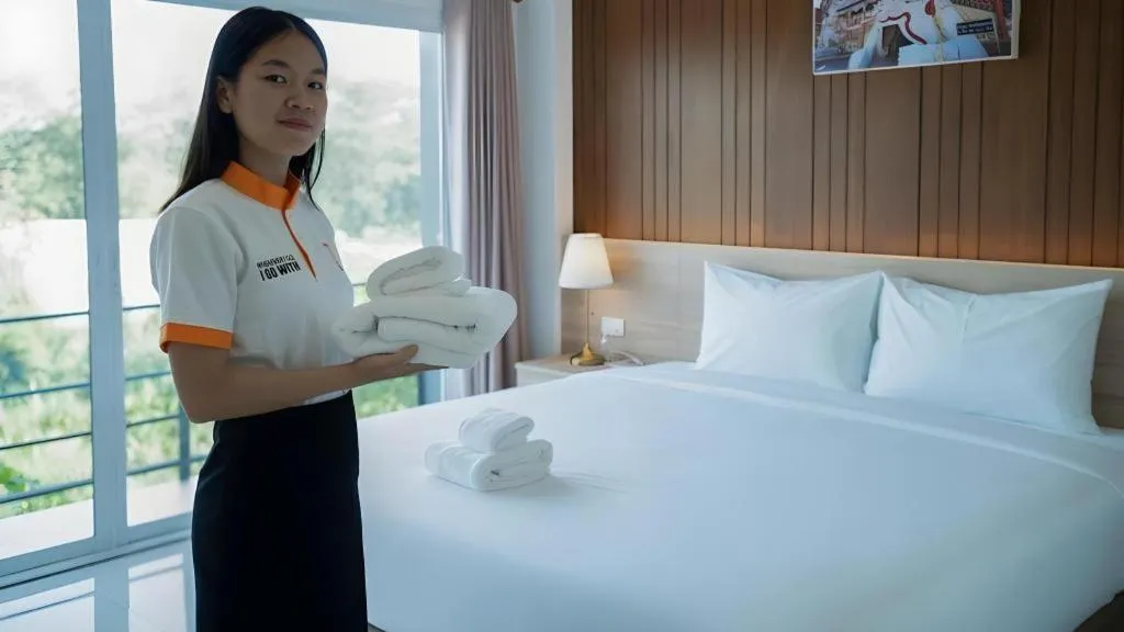 Bed in B2 Nakhon Sawan Boutique & Budget Hotel