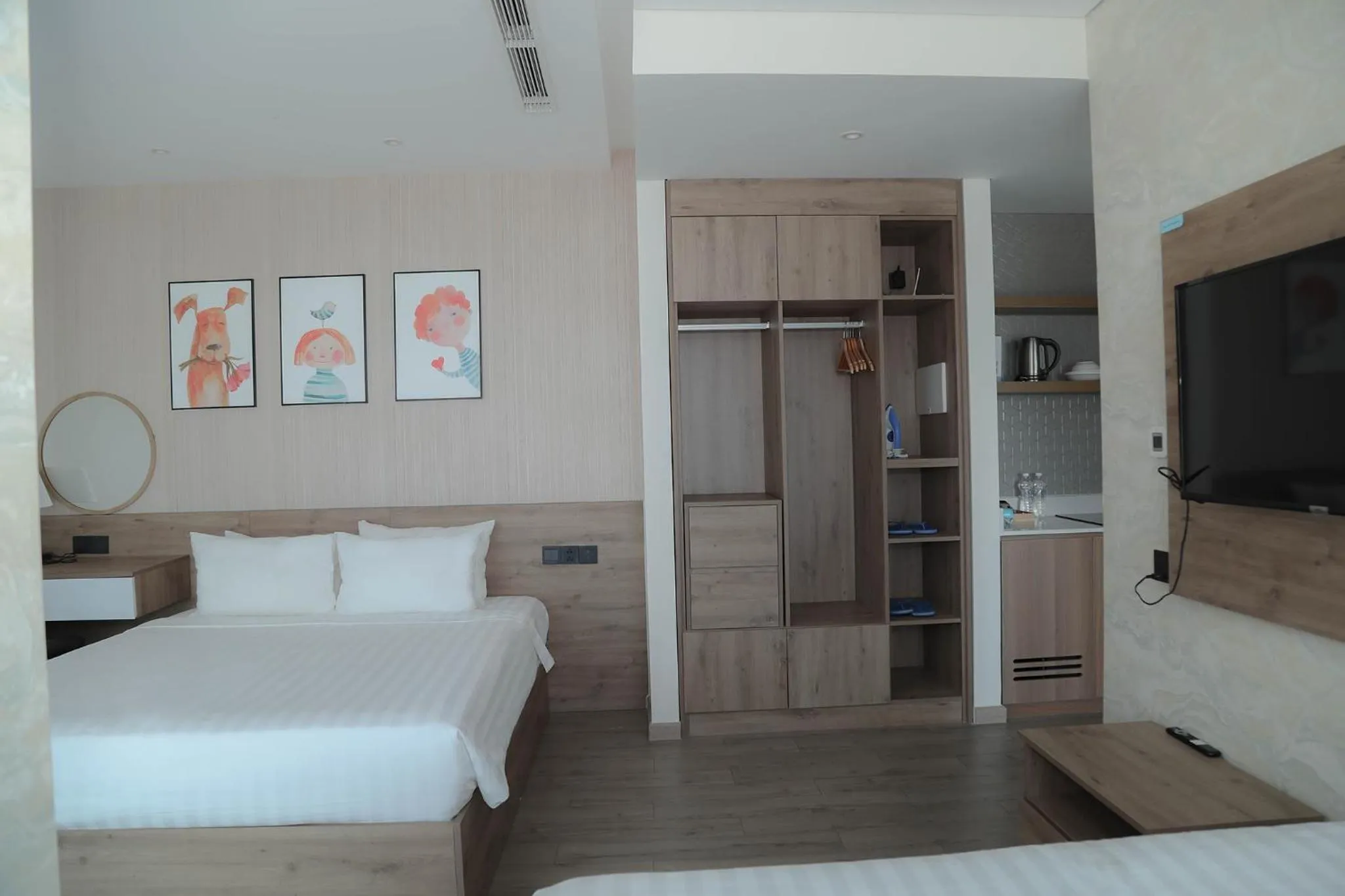 Photo of the whole room, Bed in Apec Mandala Hotel & Apartment Tuy Hòa