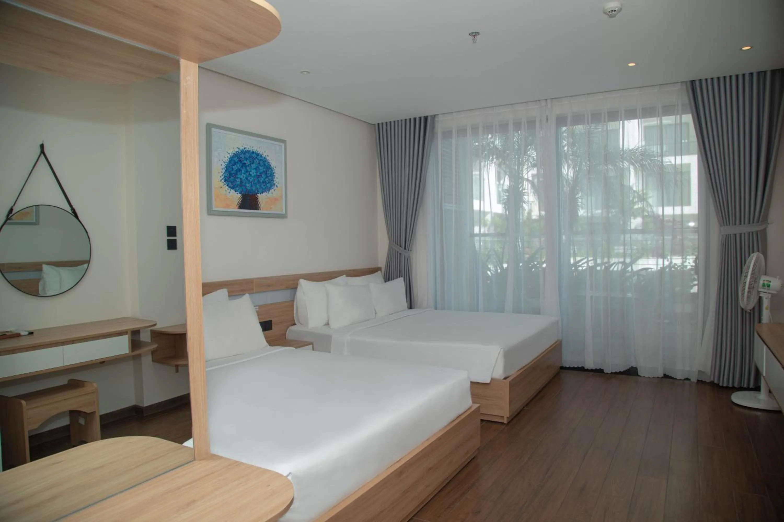 Bed in Apec Mandala Hotel & Apartment Tuy Hòa