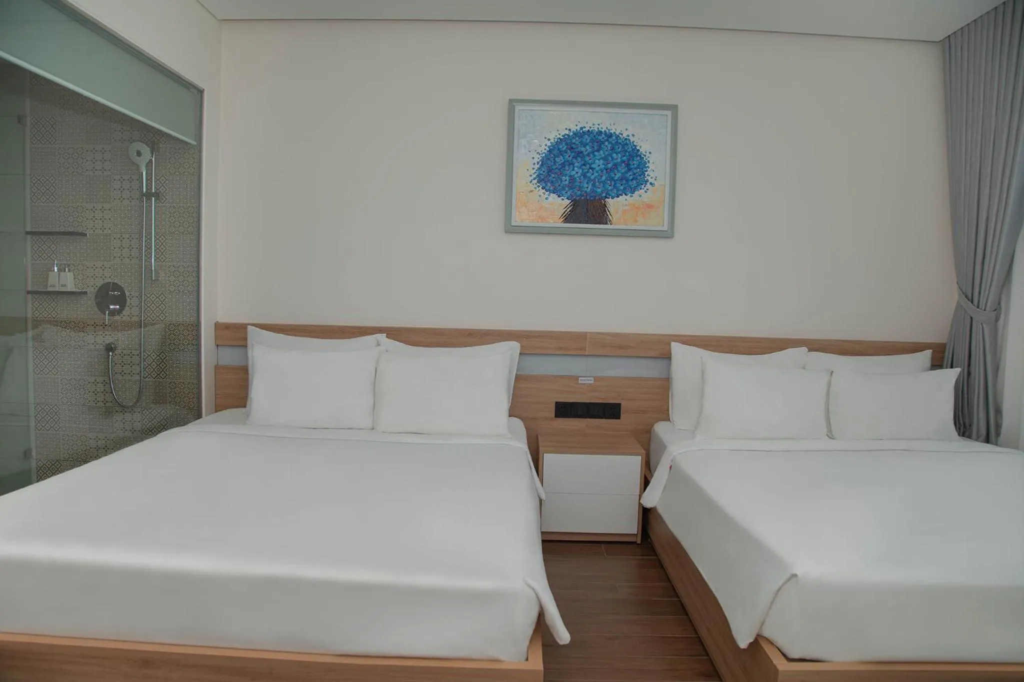 Bed in Apec Mandala Hotel & Apartment Tuy Hòa