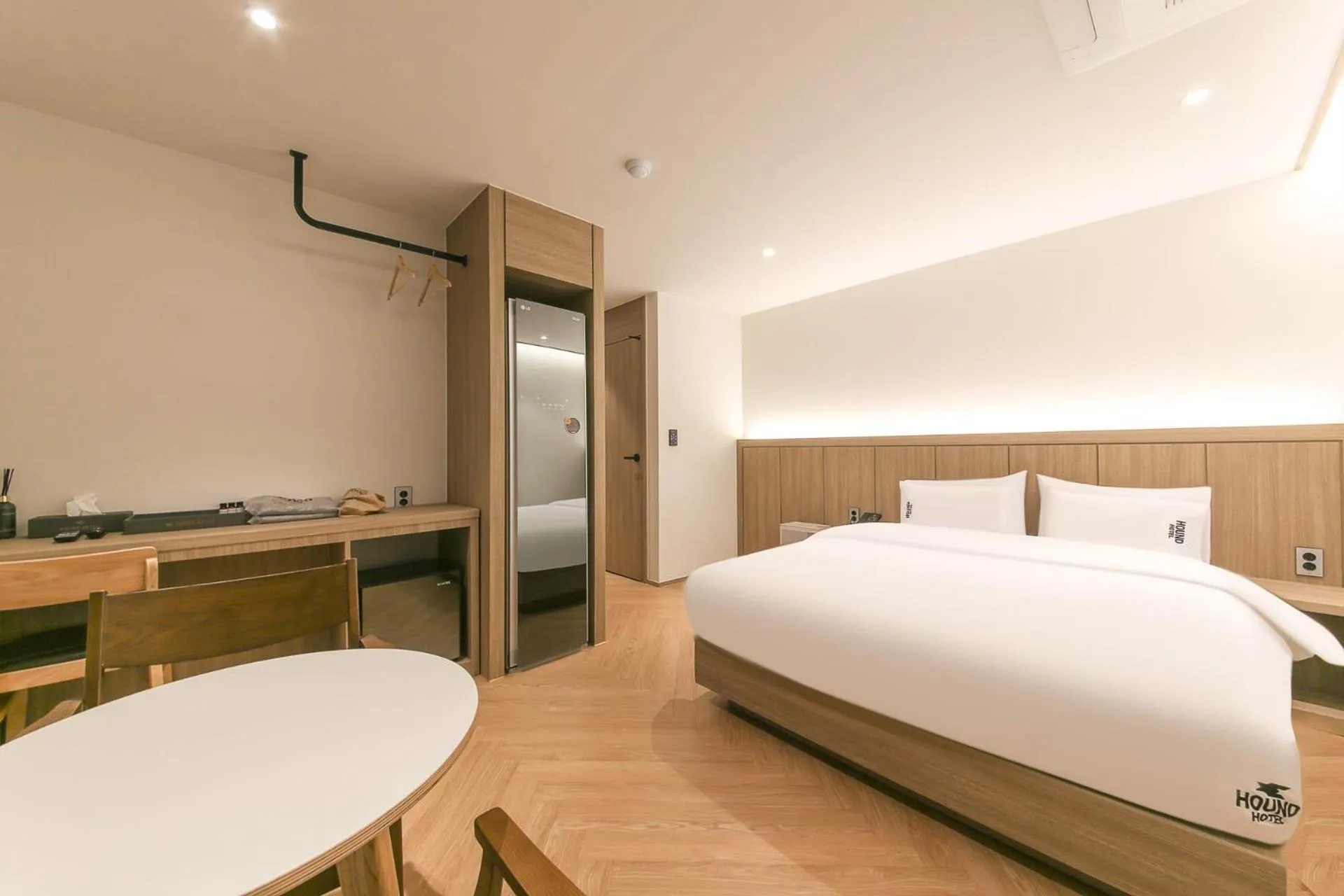 Bed in Hound Hotel Jeonju Deokjin