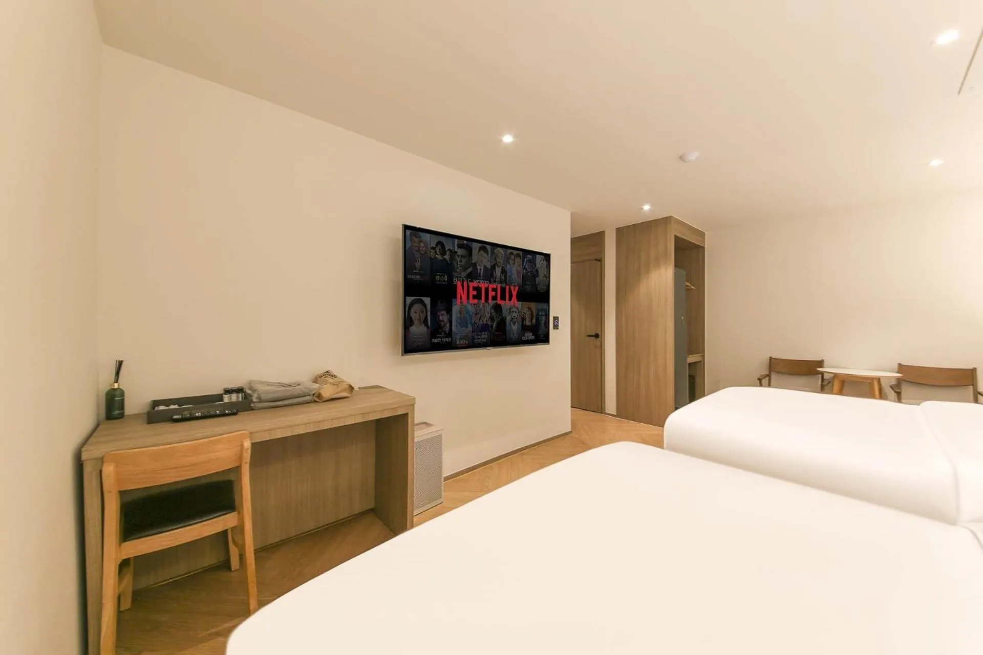 Bed in Hound Hotel Jeonju Deokjin